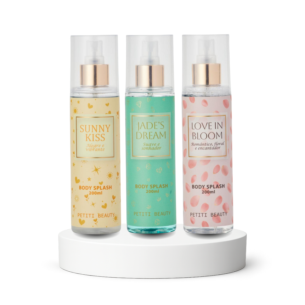 Kit 3 Body Splash – Fresco • Sofisticado • Romântico - 200 ML Cada