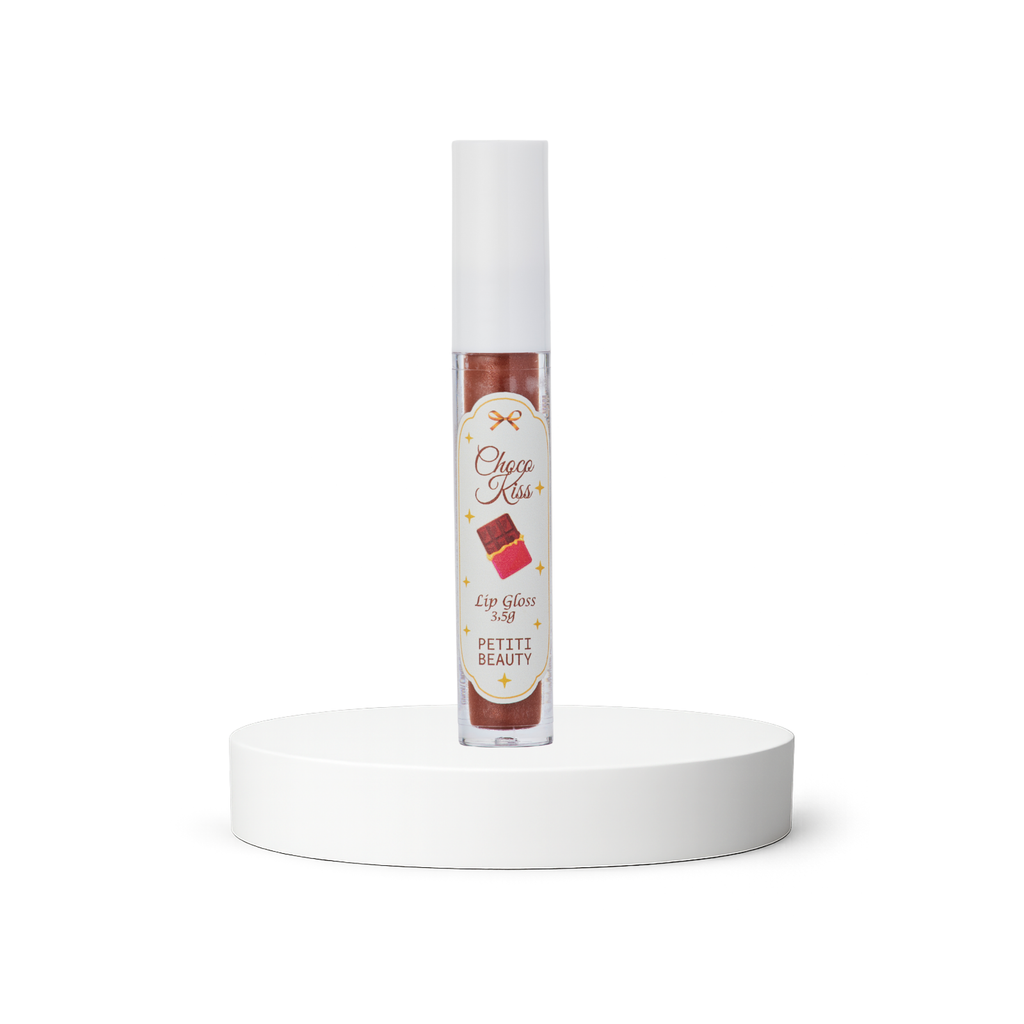 Lip Gloss Hidratante – Chocolate • Brilho Espelhado