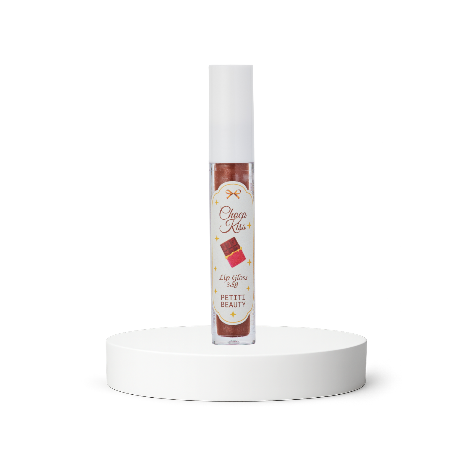 Lip Gloss Hidratante – Chocolate • Brilho Espelhado
