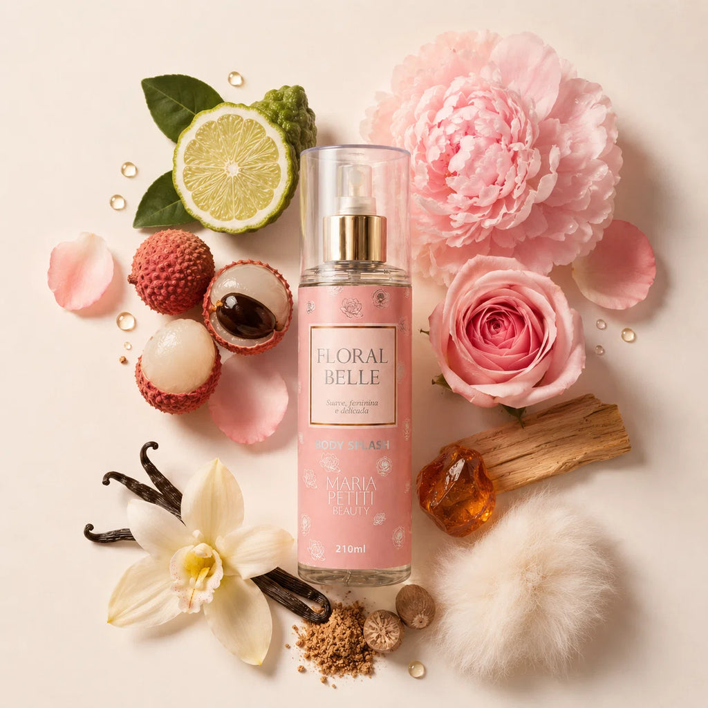 Kit Duo Body Splash Golden Rose e Floral Belle - Desodorante Colônia 200 ml