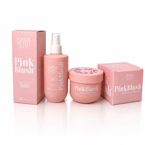 Kit Duo Pink Blush - Body Splash + Manteiga Corporal 200 ml + 200 g