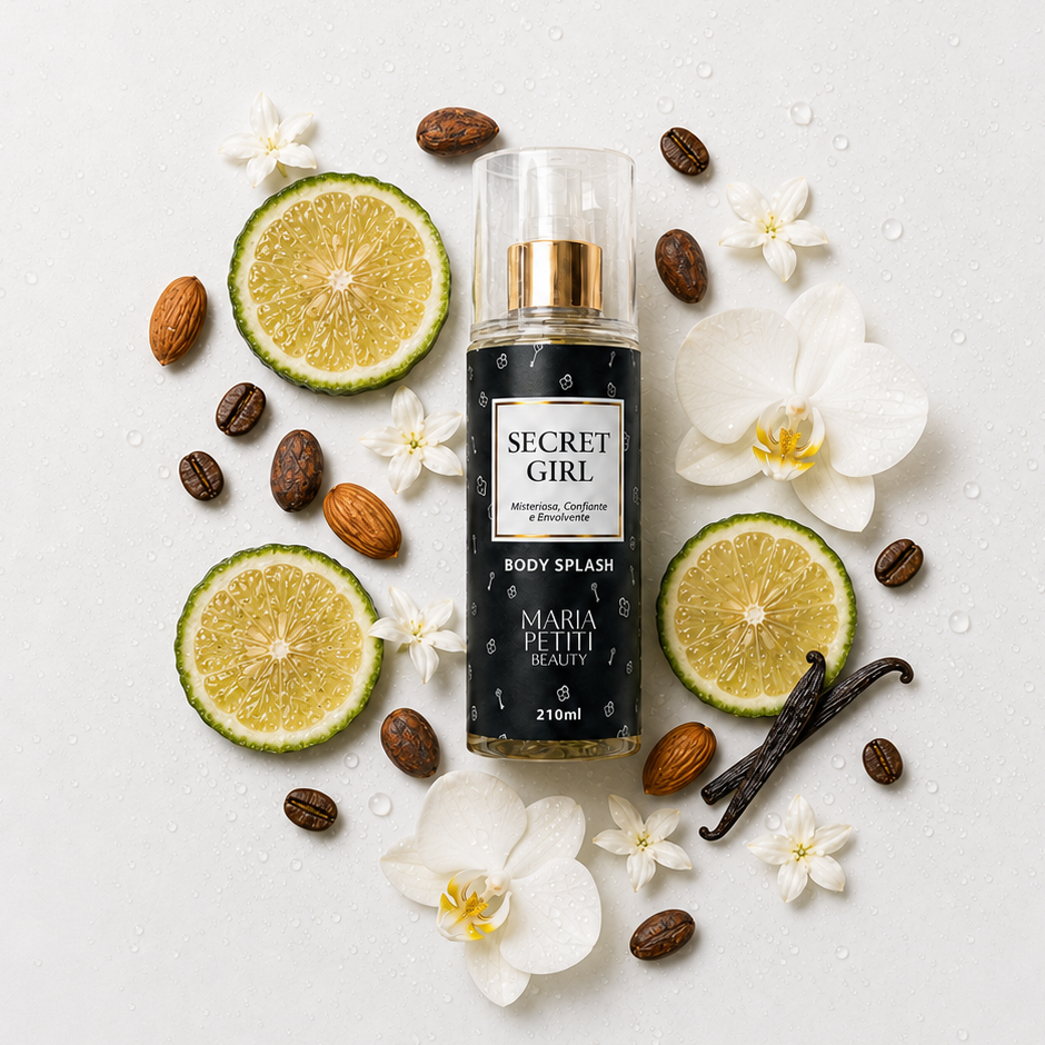 Kit Trio Body Splash Golden Rose, Secret Girl e Floral Belle - Desodorante Colônia 200 ml