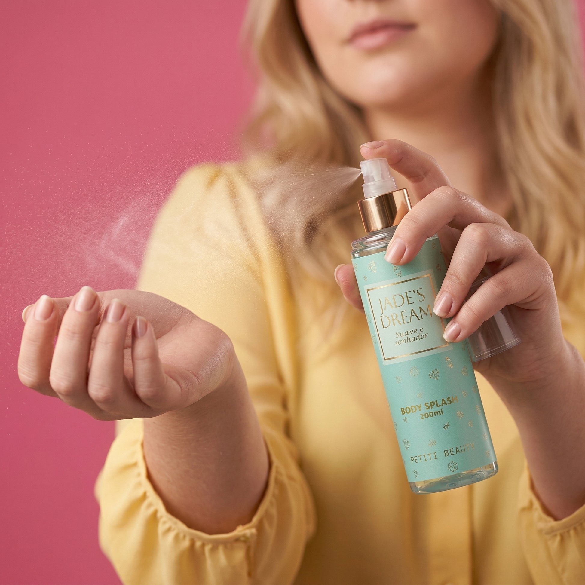 Body Splash Jade's Dream 200ml Maria Petiti Beauty Floral Branco Elegante