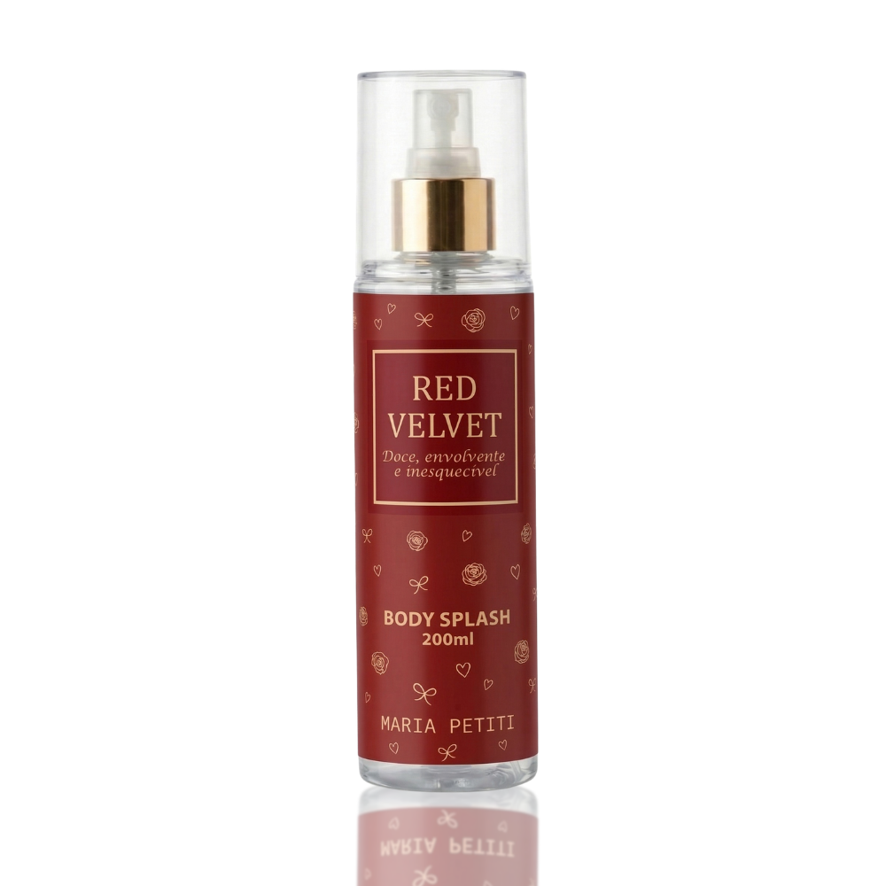 Body Splash Red Velvet 200ml Maria Petiti Beauty Doce Aveludado