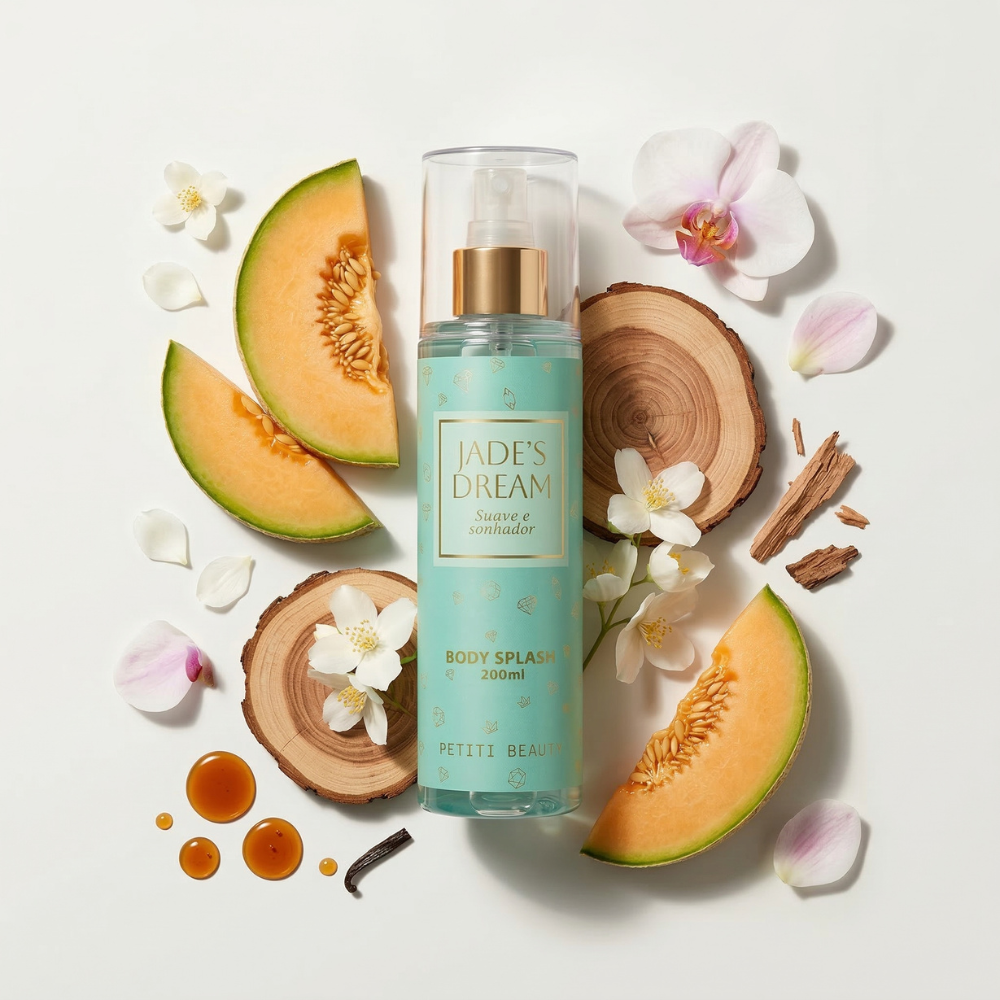 Body Splash Jade's Dream 200ml Maria Petiti Beauty Floral Branco Elegante