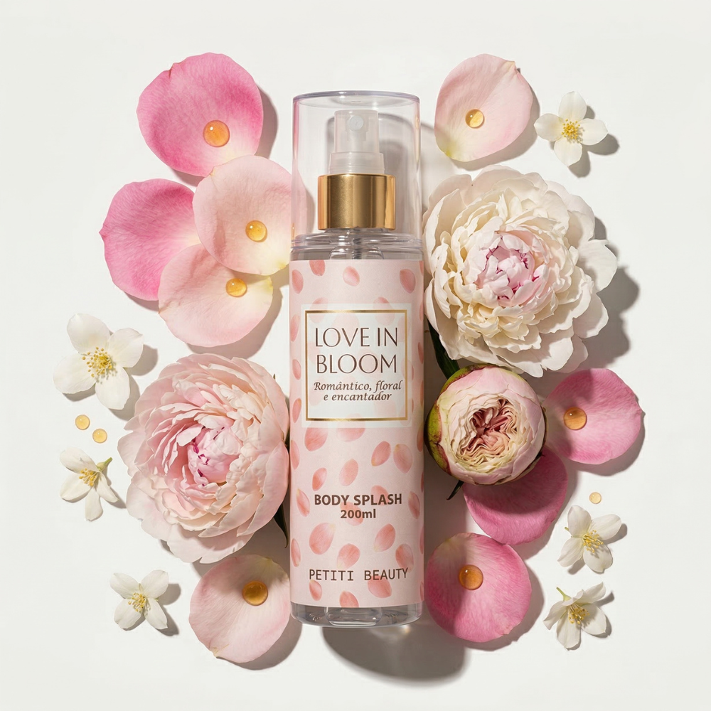 Body Splash Love in Bloom 200ml Maria Petiti Beauty Floral Romântico