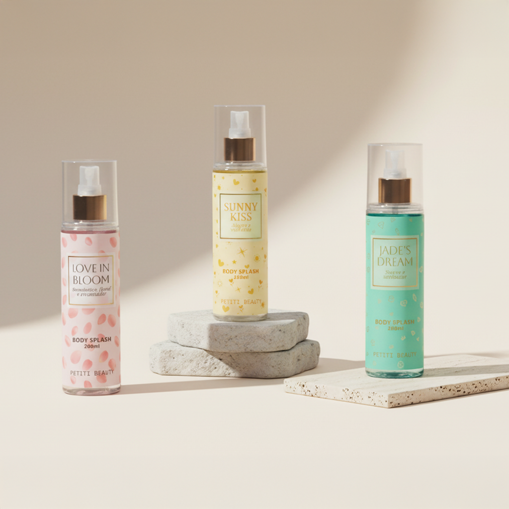 Kit 3 Body Splash – Fresco • Sofisticado • Romântico - 200 ML Cada