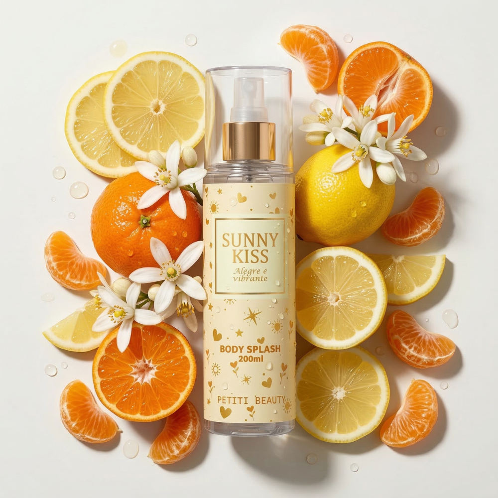 Body Splash Sunny Kiss 200ml Maria Petiti Beauty Floral Frutado Solar